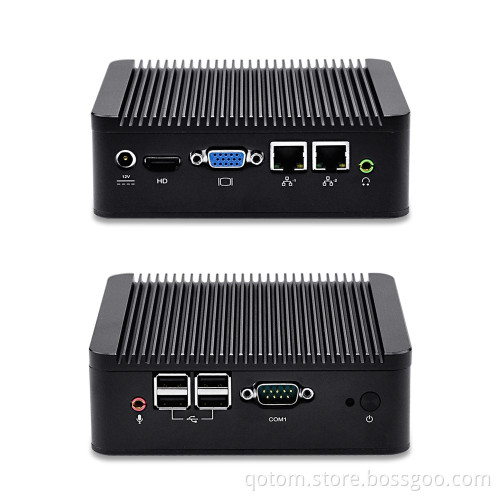 Newest 2 LAN mini pc 1037U barebone desktop pc